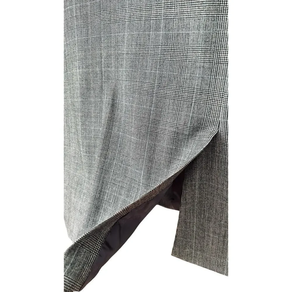 Brooks Brother’s Men’s Gray Glen Plaid Wool Blend Suit Jacket & Pants Size 46L